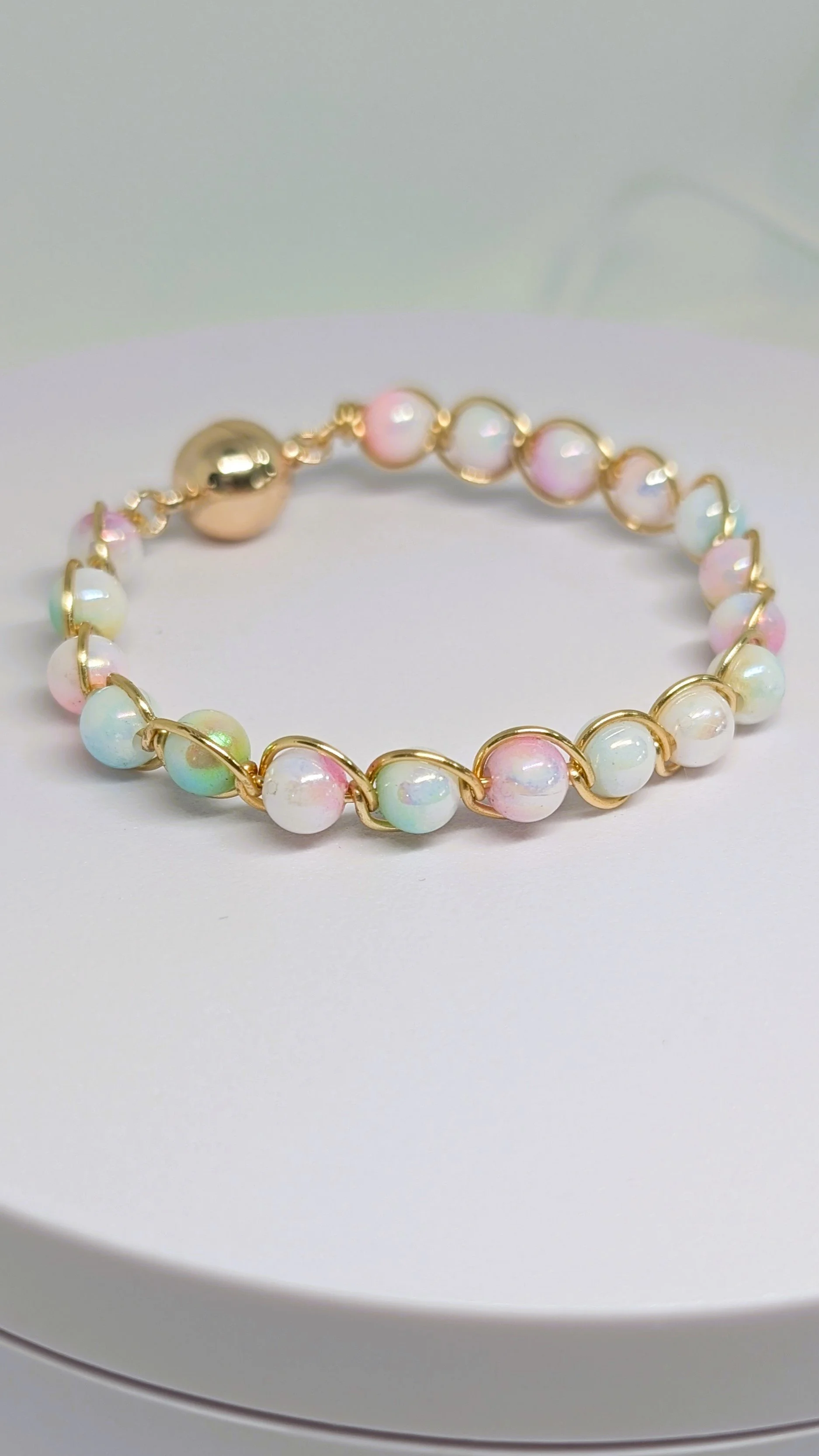 Dainty Bracelet - Mermaid Coloured
