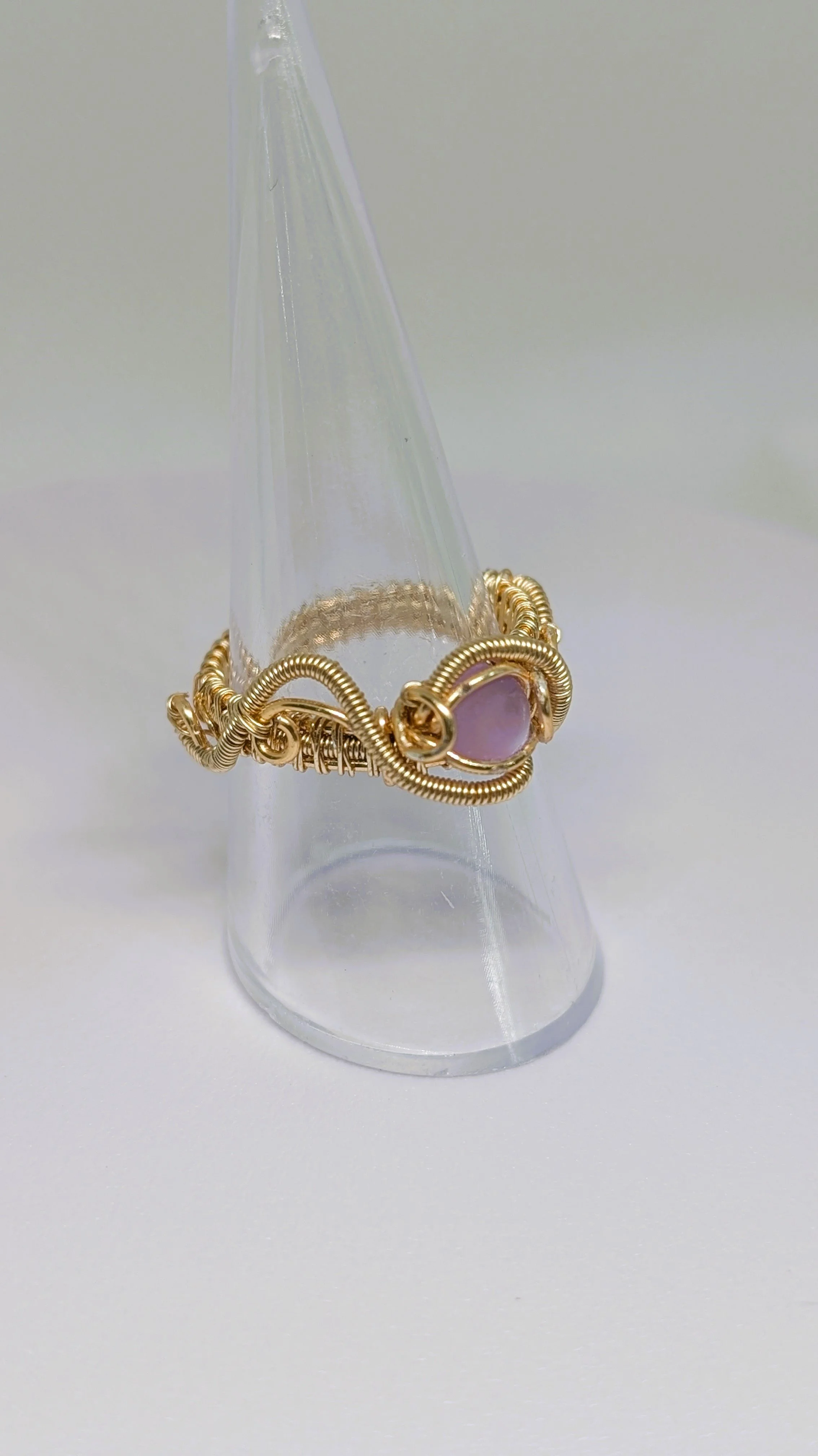 Beautiful Mermaid Tear Ring - Handmade